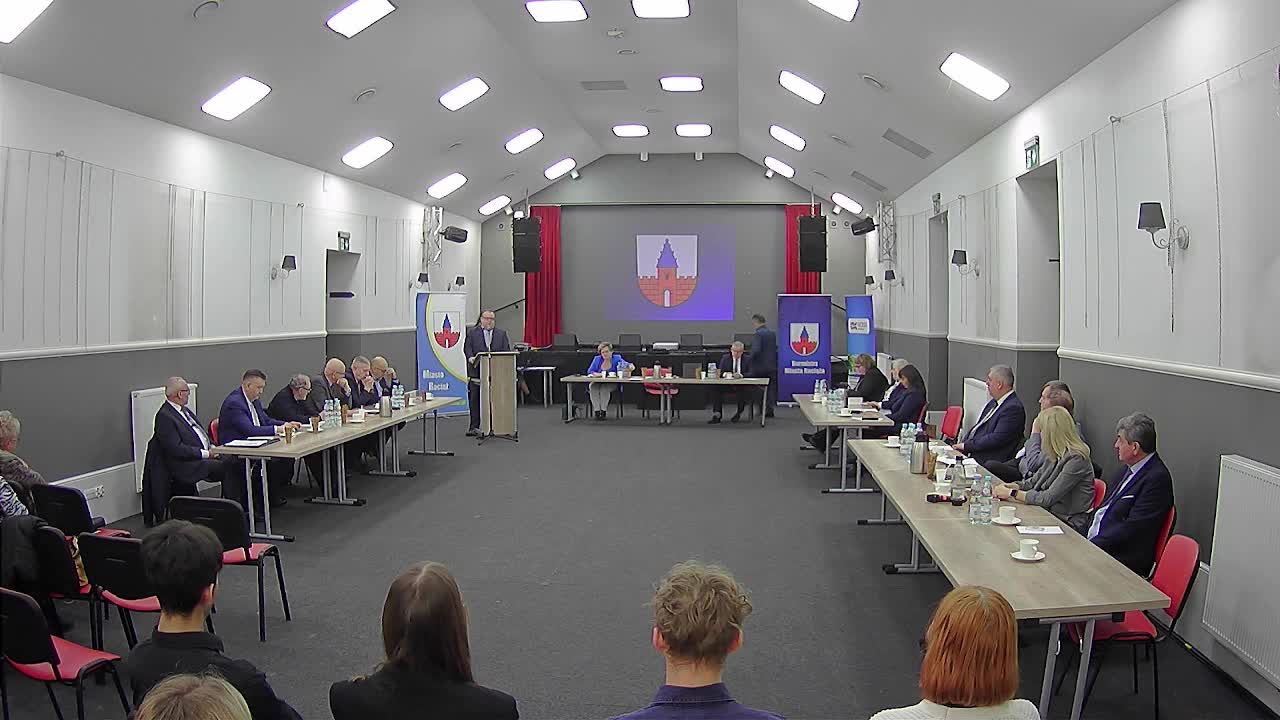 XLIII Zwyczajna Sesja Rady Miejskiej w Raciążu   - 31.01.2024
